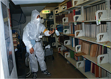 図書館除菌システム　施工例２